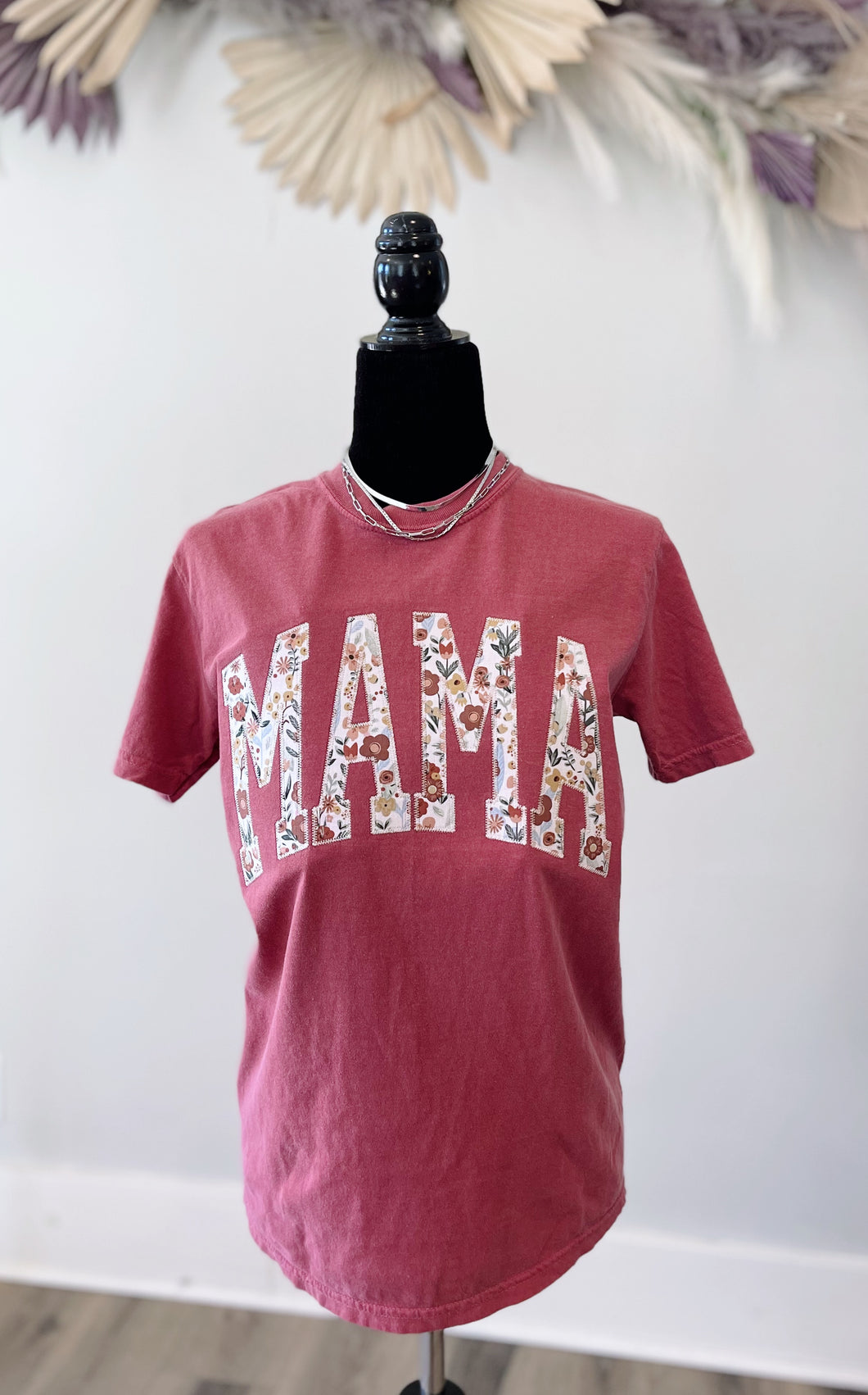 Mama Embroidered Tee