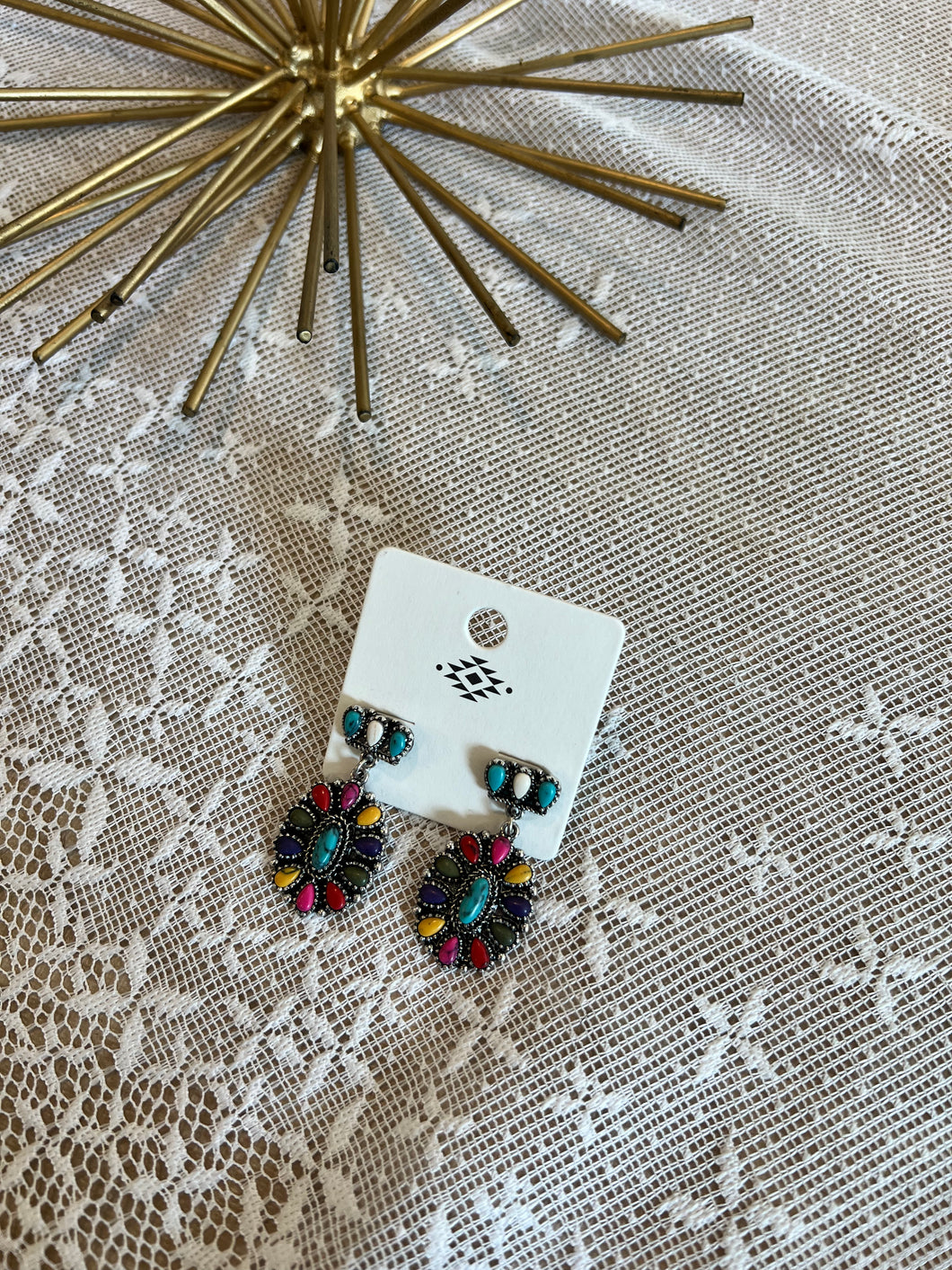 Multi Colored Earrings