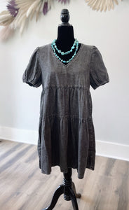 Black Denim Dress