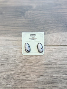 White Deville Earrings