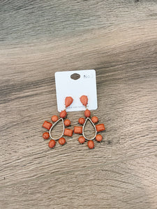 Coyote Teardrop Earrings