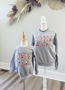 Mama Floral Sweatshirts