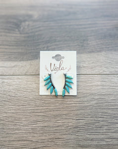 Turquoise Monet Earrings