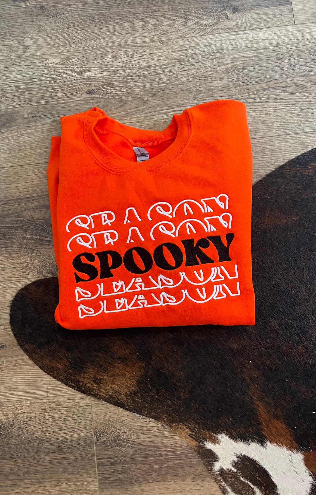 Orange “Spooky” Sweatshirt