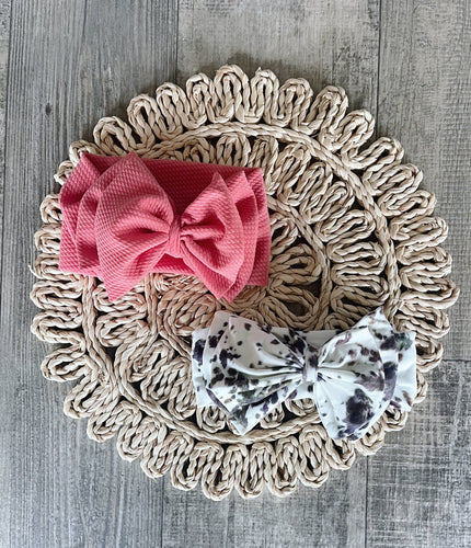 Knitted Headband Bows