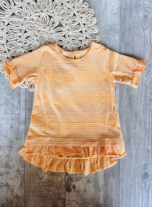 Mustard Ruffle Shirt