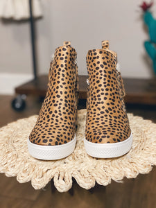 Leopard Wedges