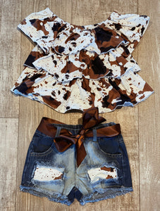 Cowprint Kids Outfit