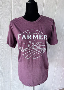 God Made A Farmer Tee