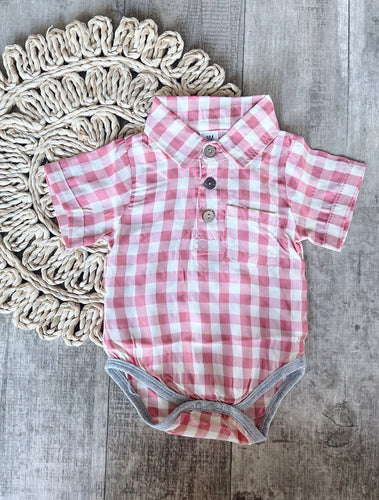 Red Plaid Boy Shirt