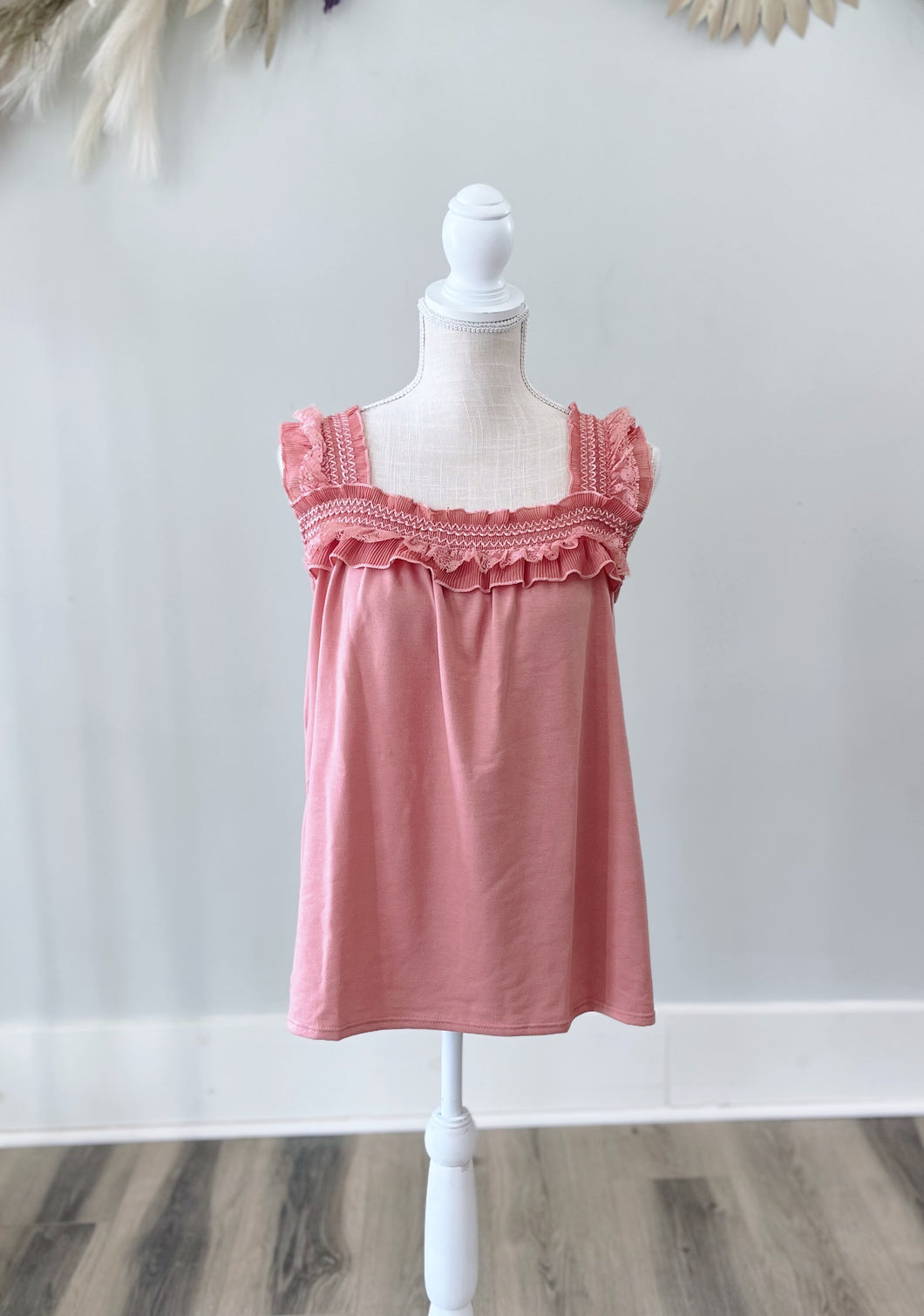 Lace Trim Cami Top