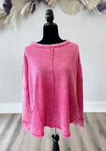 Load image into Gallery viewer, Waffle Knit Oversized Top