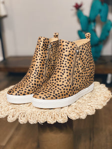 Leopard Wedges